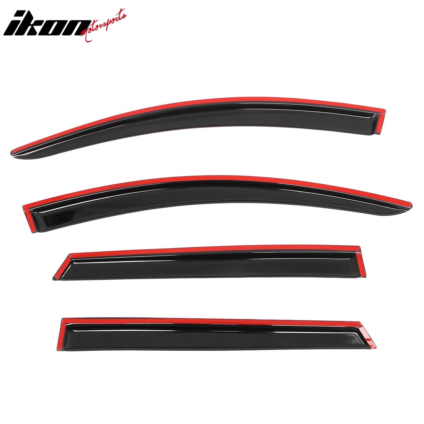 2023-2025 Kia Sportage 4PCS Tape on Window Visors Vent Rain Sun Guards