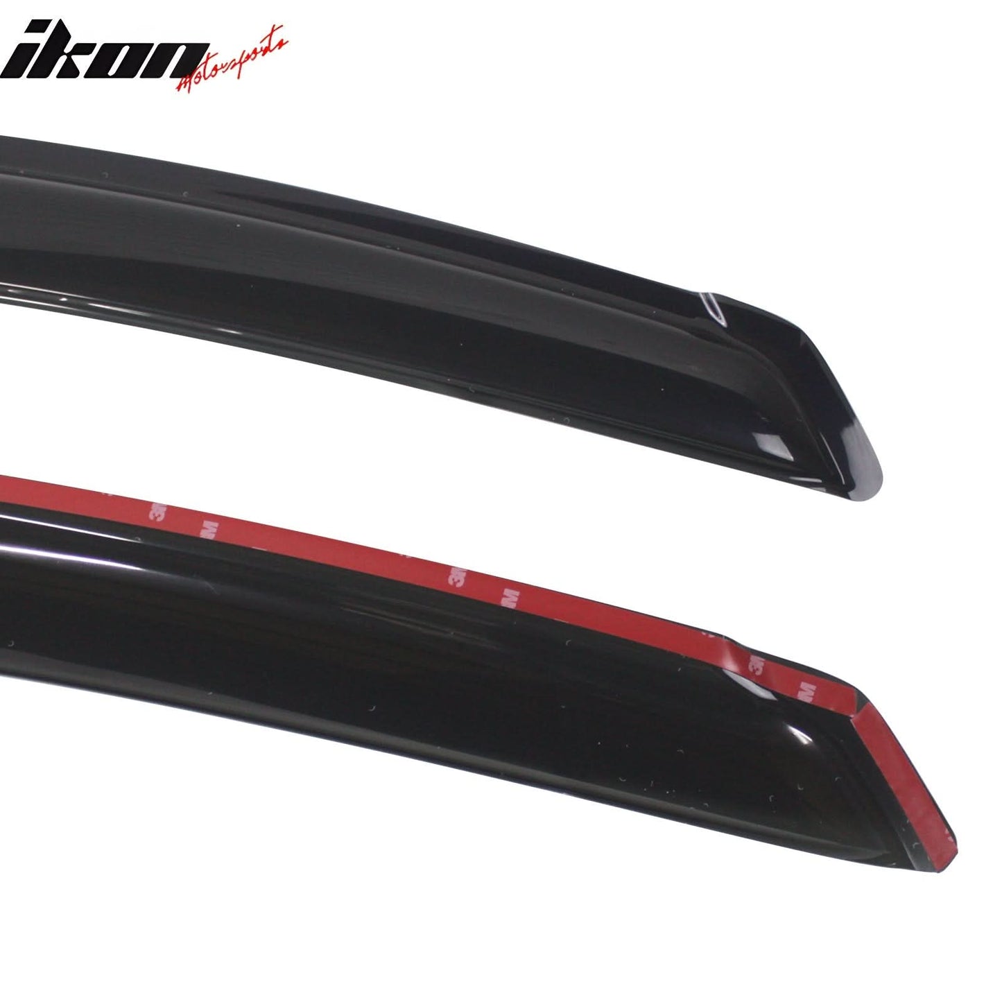 2005-2010 Scion TC Slim Style Smoke Tinted Visor Windows Acrylic