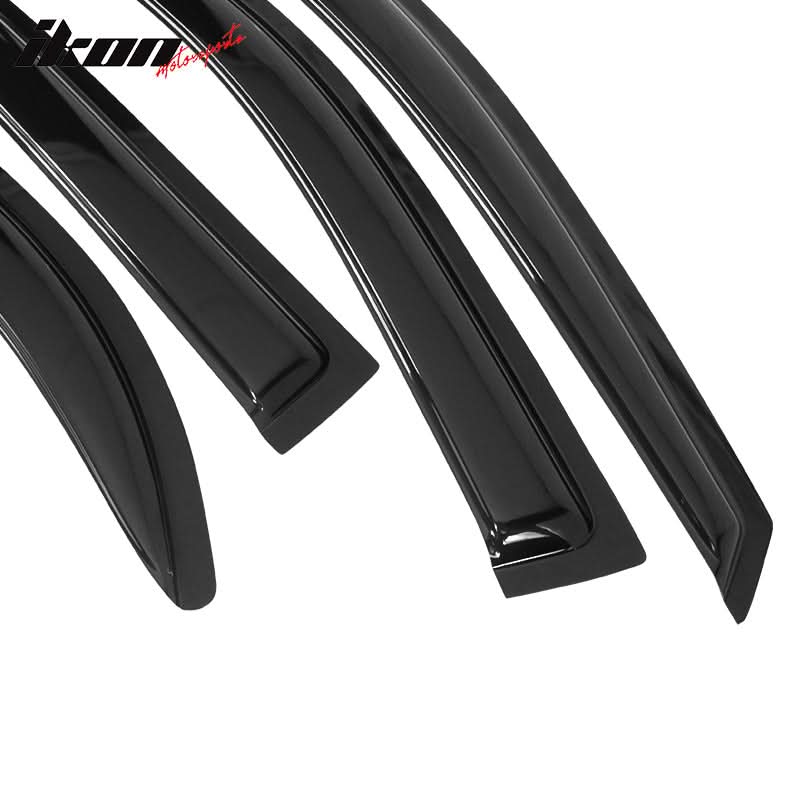 1993-1997 Toyota Corolla Sedan Tape on Window Visors Guard Acrylic