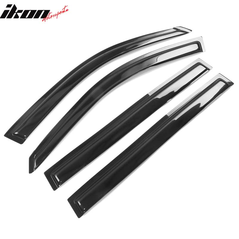 2001-2007 Toyota Highlander Slim Style Smoke Visor Window Vent Acrylic