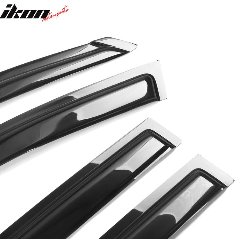 2001-2007 Toyota Highlander Slim Style Smoke Visor Window Vent Acrylic