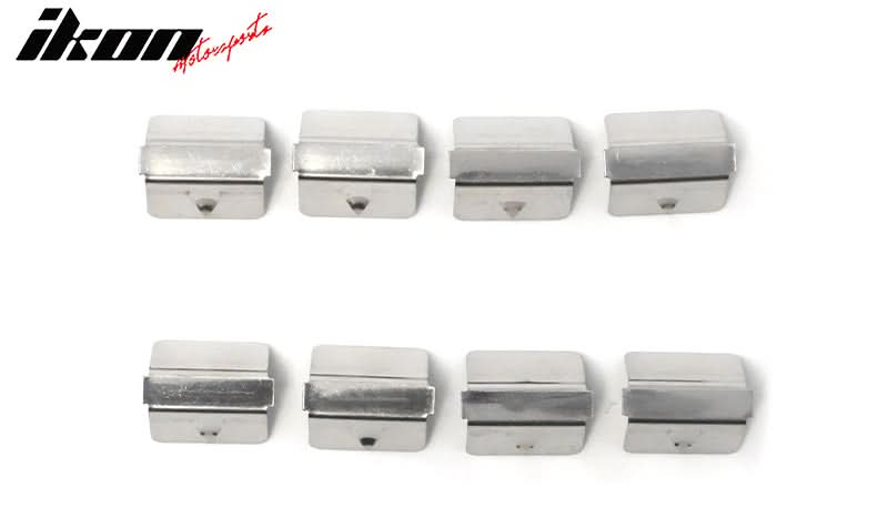 2020-2024 Toyota Highlander PC Side Window Visors w/ Chrome Trim 4PCS