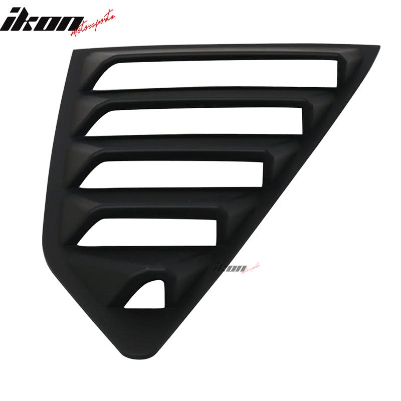 2016-2024 Chevy Camaro Unpainted Rear Window Louver Side Vent ABS