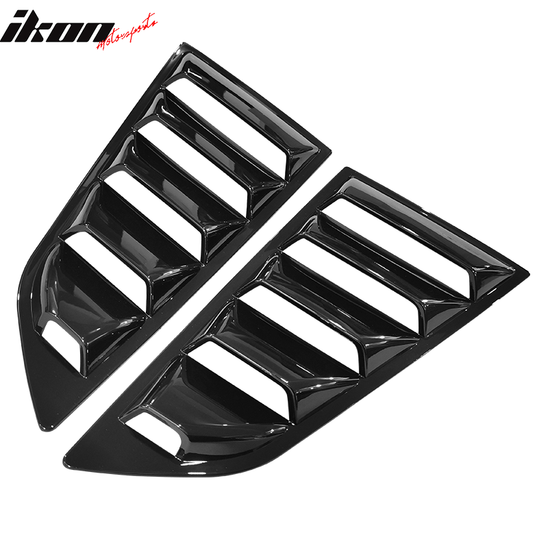 2014-2019 Chevy Corvette Classic Side Window Louvers Pair