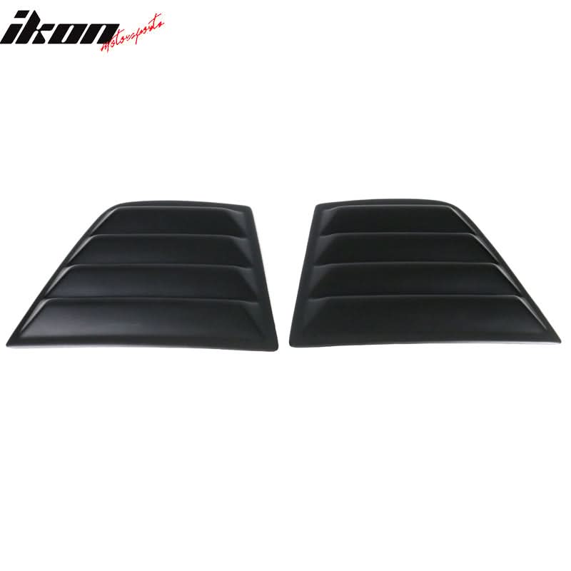 2011-2023 Dodge Charger Unpainted Rear Side Window Louver Air Vent ABS