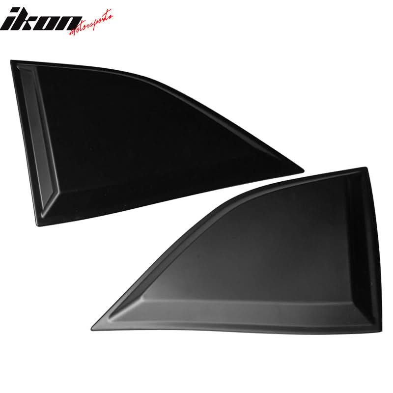 2008-2023 Dodge Challenger Unpainted Rear Window Louver Side Vent ABS