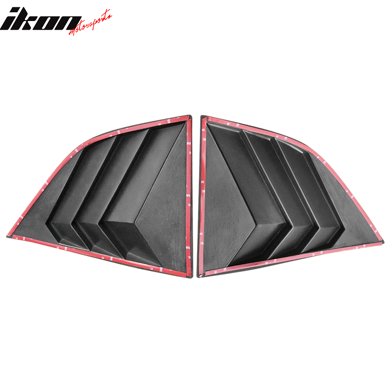 2008-2023 Dodge Challenger XE V3 Style Side Window Louver Scoop PP