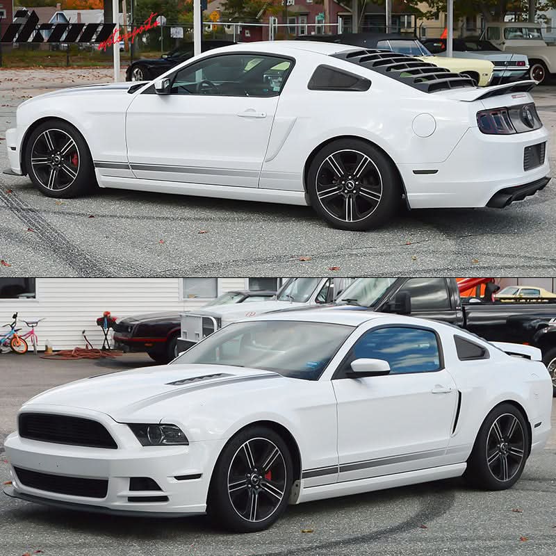 2010-2014 Ford Mustang 2DR IKON Rear Quarter Window Louver