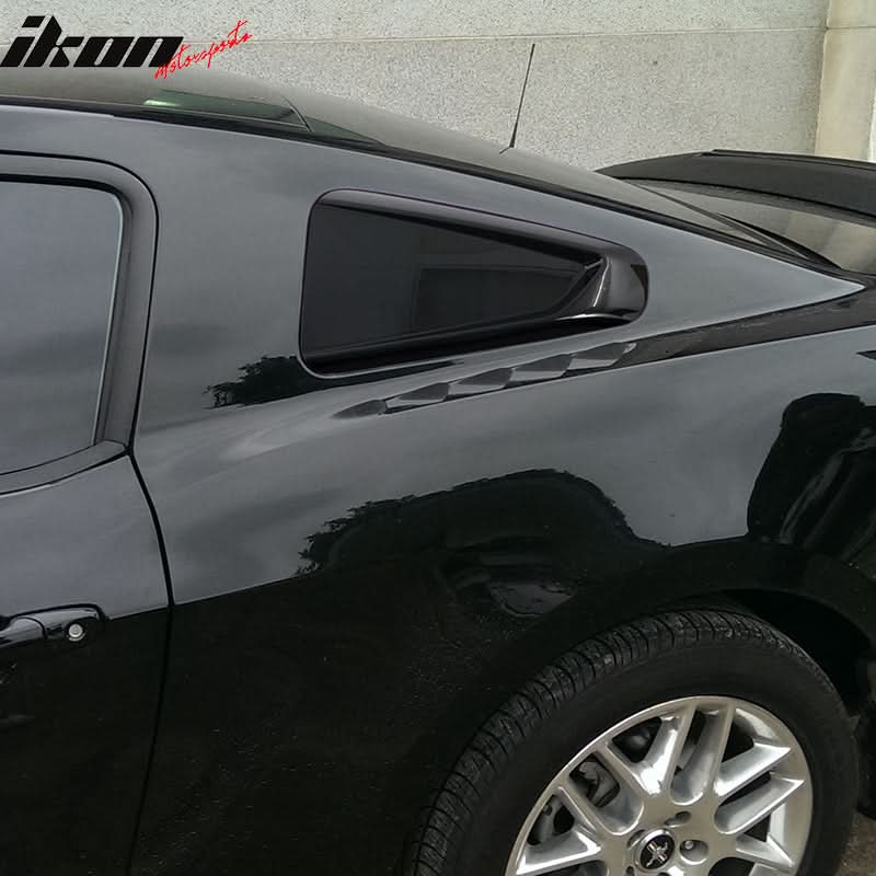 2010-2014 Ford Mustang 2DR IKON Rear Quarter Window Louver