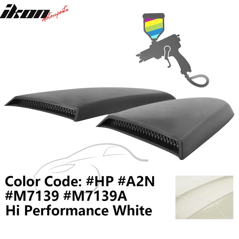 2015-2023 Mustang R Style Side Quarter Window Louver PU Painted