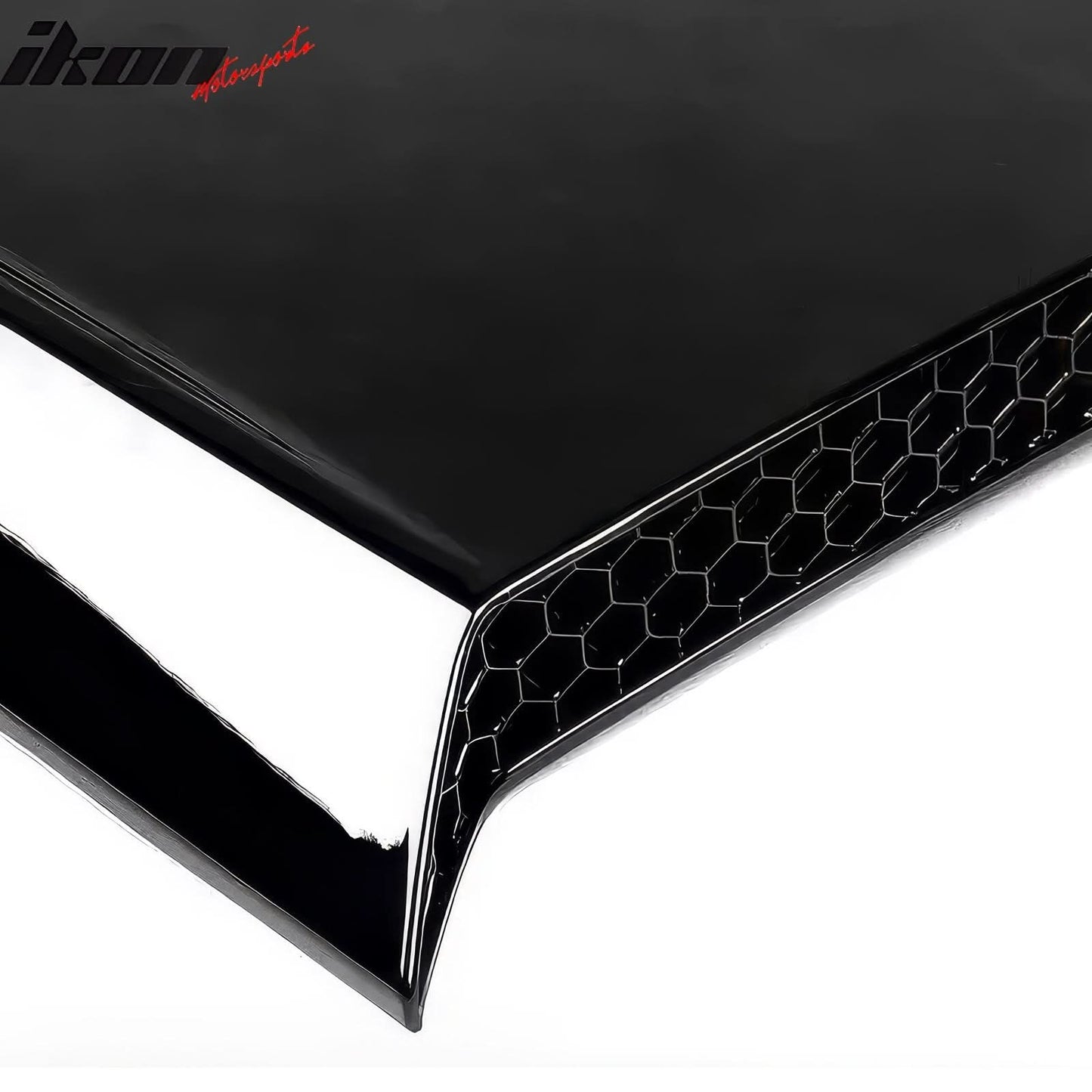 2024-2025 Ford Mustang 2DR V Style Gloss Black Side Window Louvers ABS