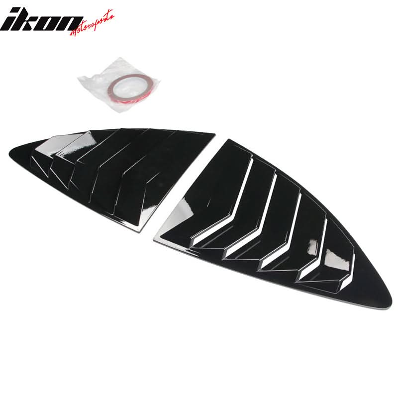 2013-2020 Subaru BRZ IKON Style Rear Window Louver Guard ABS