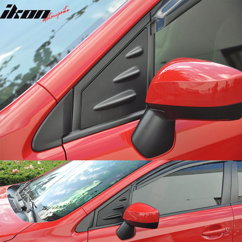 2015-2021 Subaru WRX STI Matte Black Window Louver - ABS