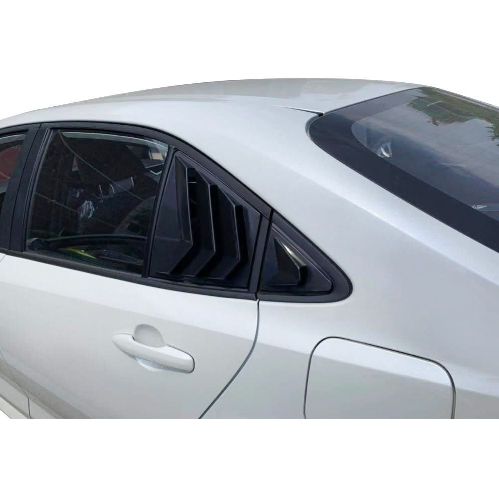 2020-2022 Toyota Corolla IKON Style Side Window Louver Visor Guard ABS