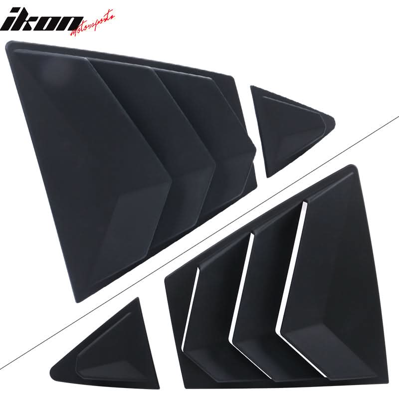 2020-2022 Toyota Corolla IKON Style Side Window Louver Visor Guard ABS