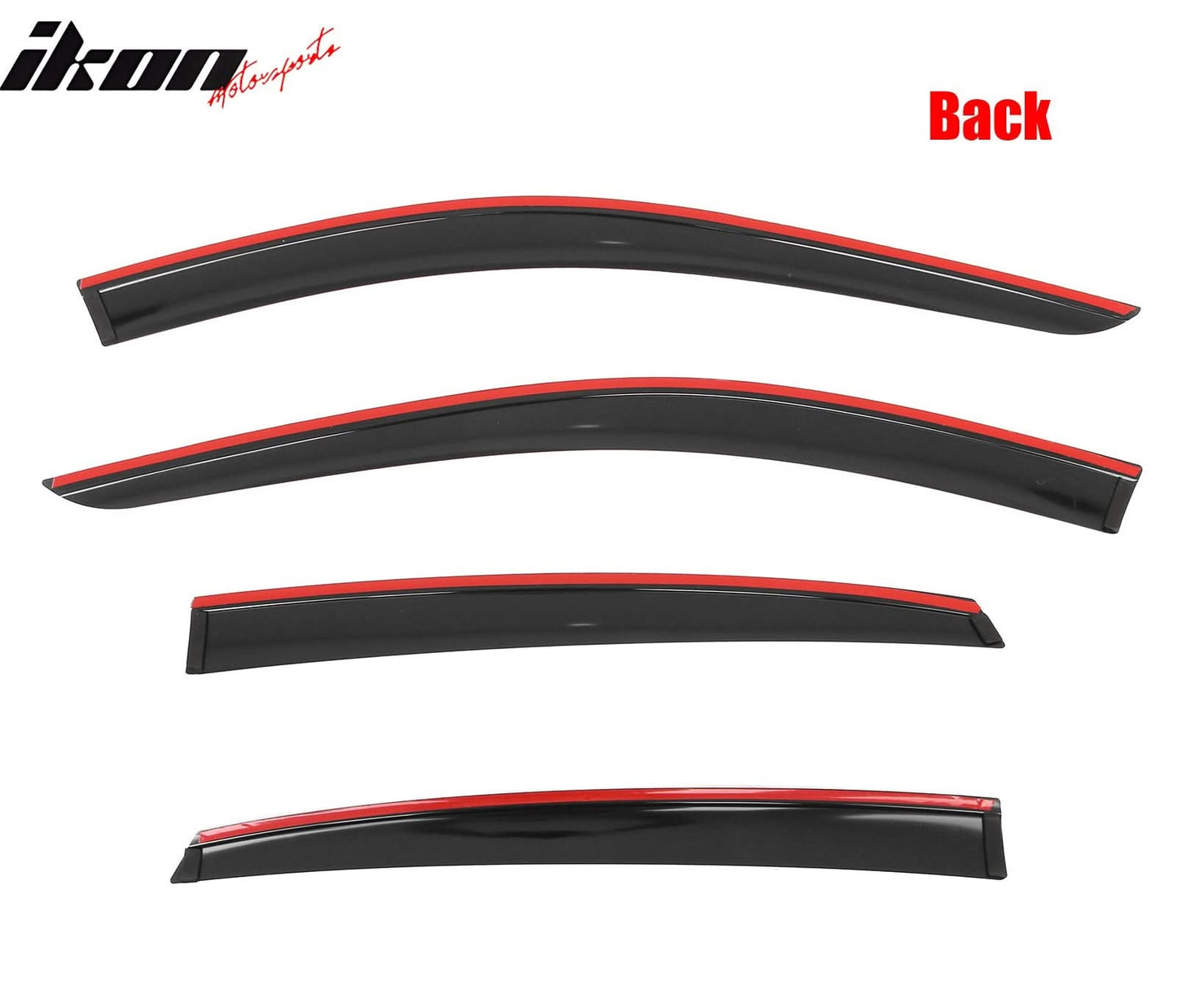 2022-2025 Infiniti QX55 Low Profile Style Tape on Window Visors Guards