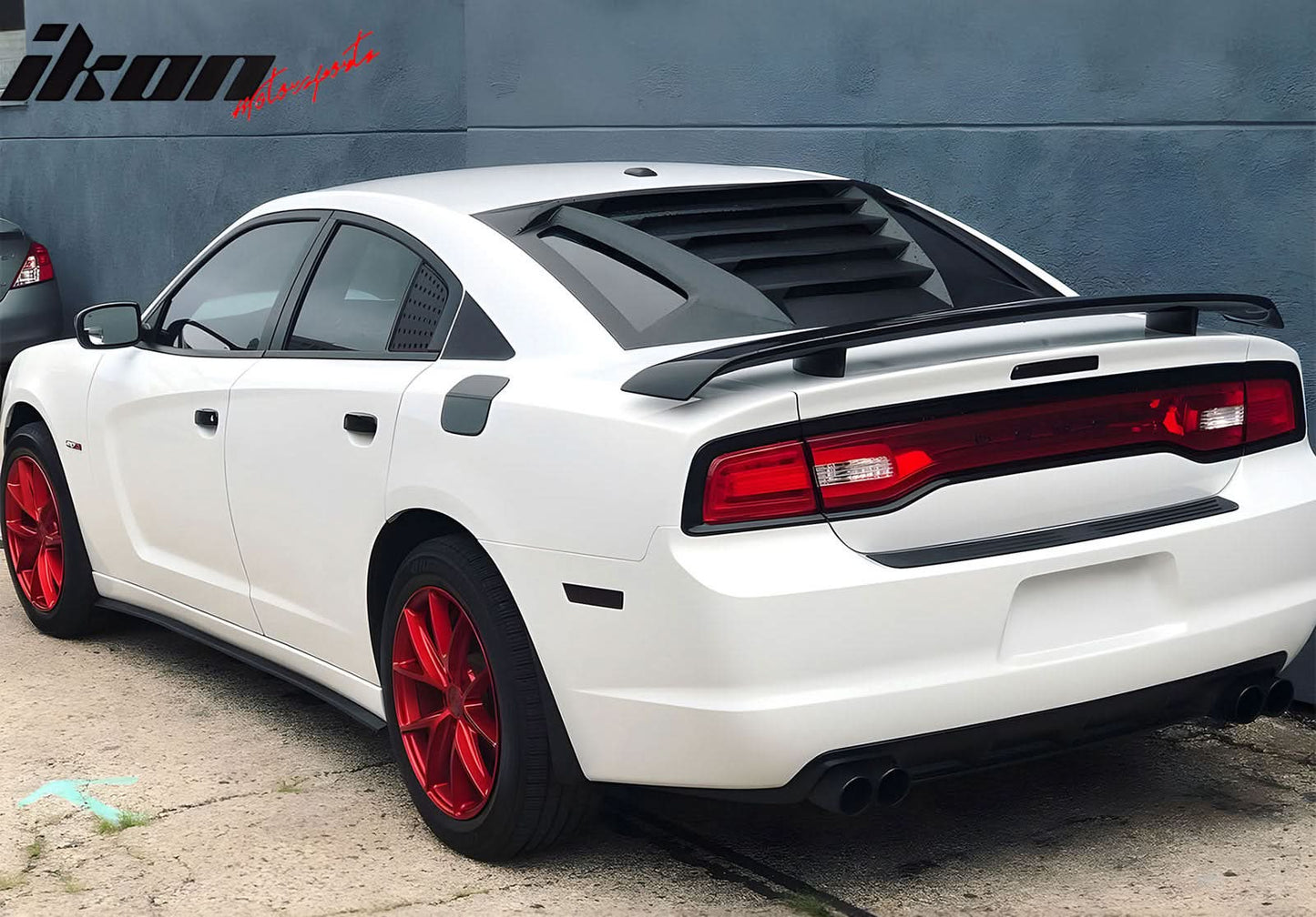 2011-2023 Dodge Charger IKON V2 Style Window Louver ABS