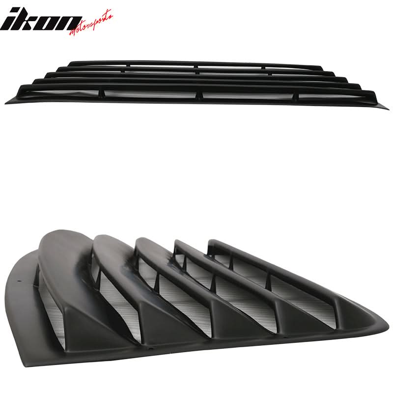 2008-2023 Dodge Challenger XE V2 Style Rear Side Window Louver PP PU