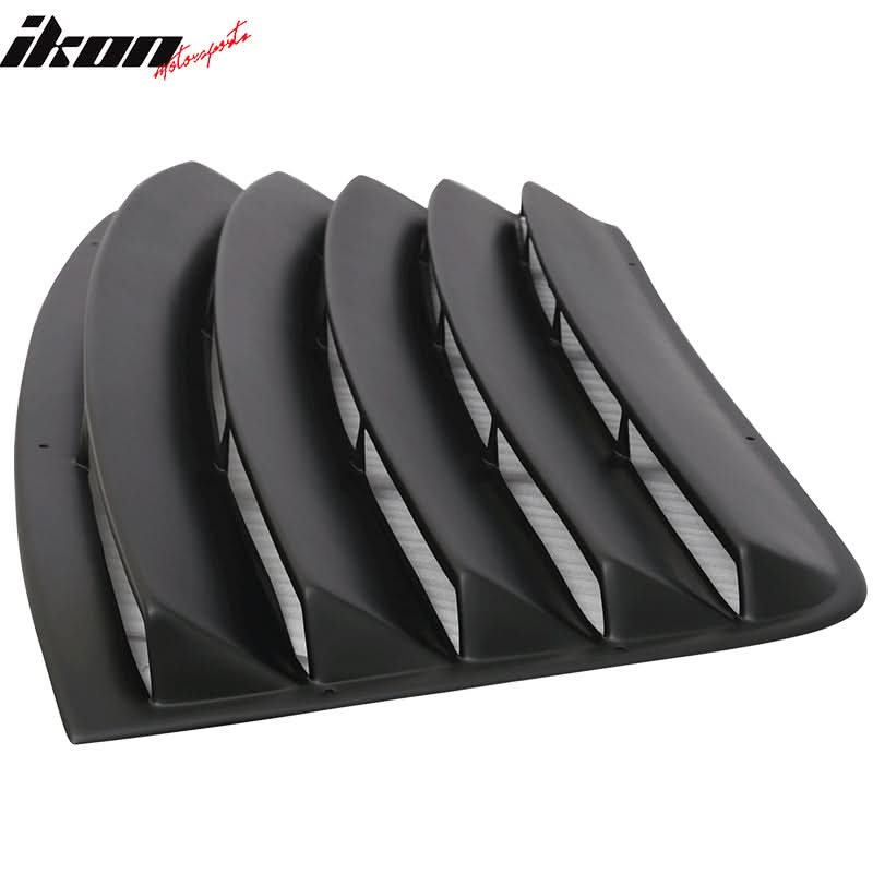 2008-2023 Dodge Challenger XE Style Rear Window Louver Side Vent PP PU