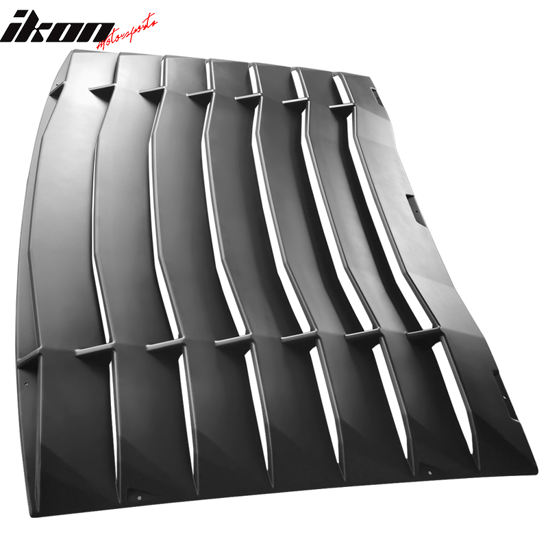 2005-2014 Ford Mustang Rear Unpainted Window Louvers Side Vent Scoops