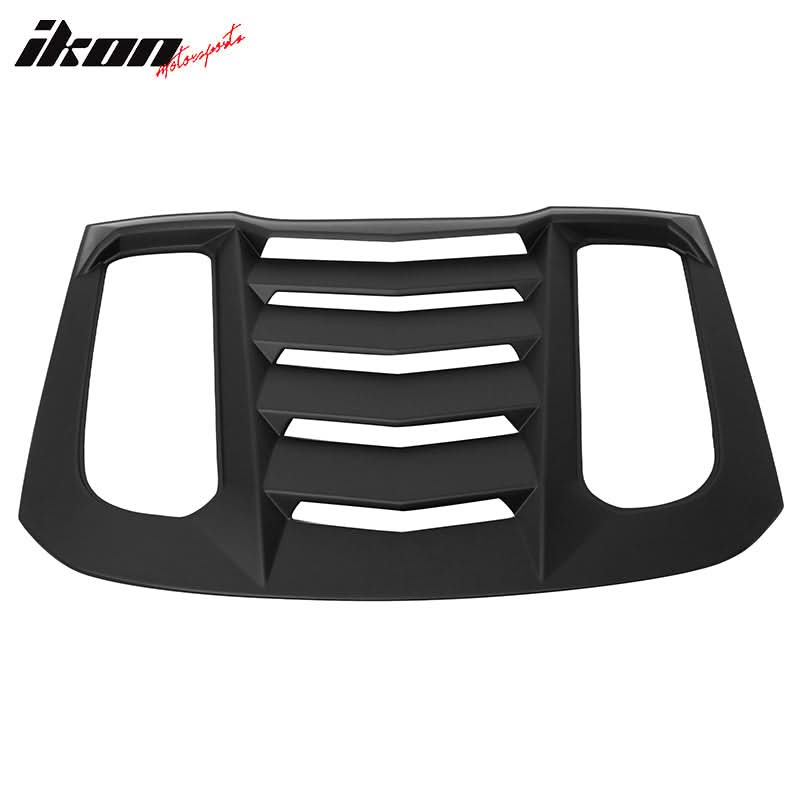2015-2024 Ford Mustang IKON V2 Style Rear Window Louver  ABS