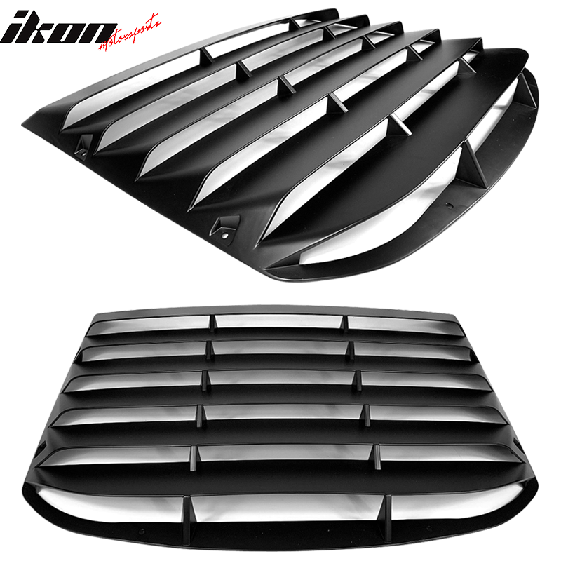 2015-2023 Ford Mustang Coupe CV Rear Window Louver Side Vent PP ABS