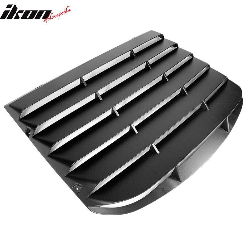 2015-2023 Ford Mustang Coupe Unpainted Rear Side Window Louver ABS