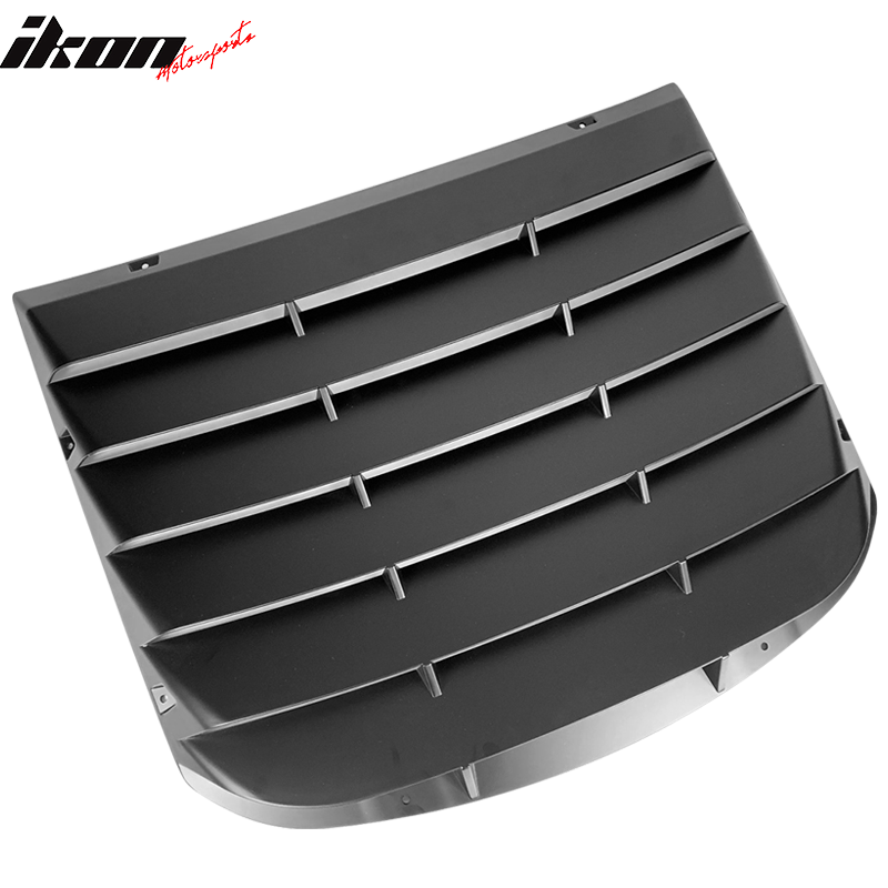 2015-2023 Ford Mustang Coupe Unpainted Rear Side Window Louver ABS