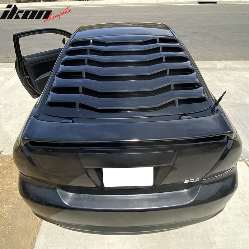 2011-2016 Scion TC IKON Style Rear Window Louver Gloss ABS
