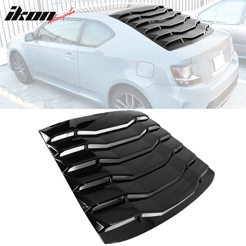 2011-2016 Scion TC IKON Style Rear Window Louver Gloss ABS