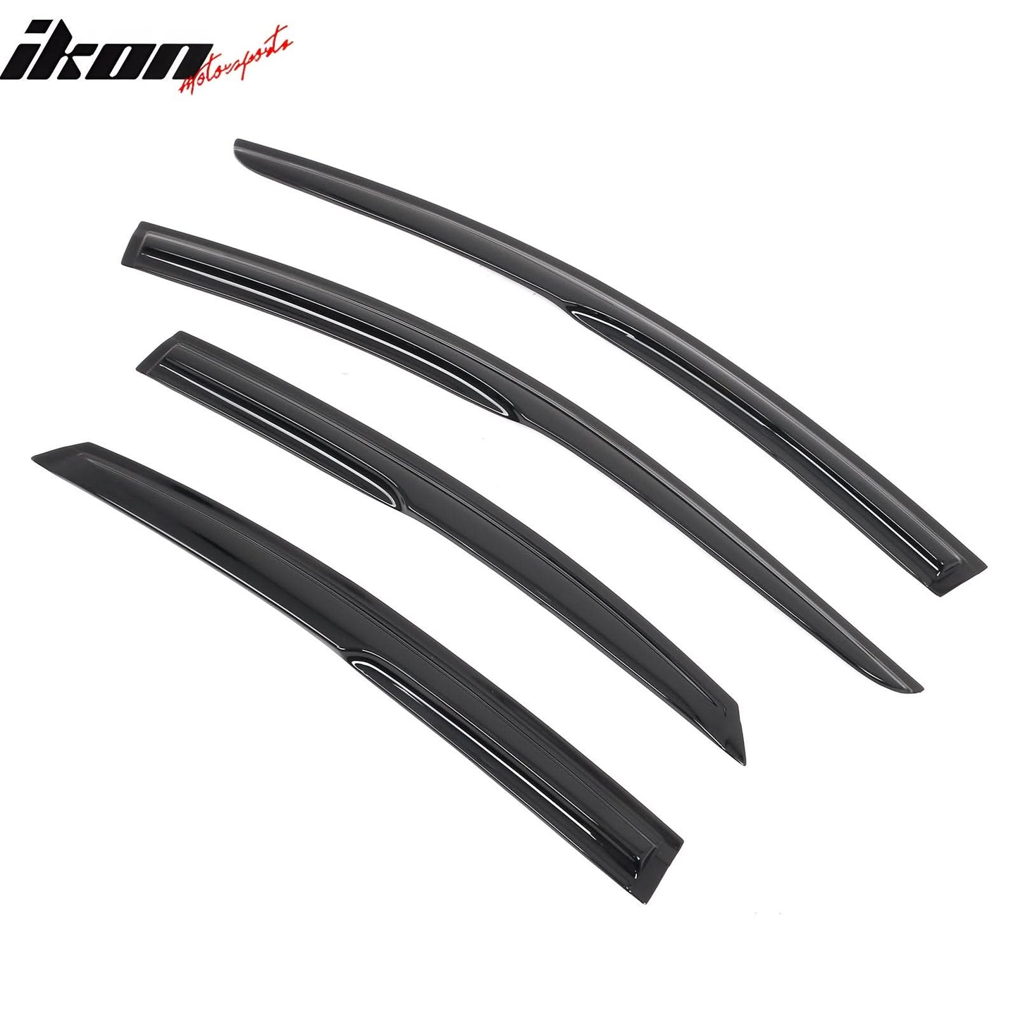 2015-2019 Hyundai Sonata Mugen Style Smoke Tinted Window Visor Acrylic