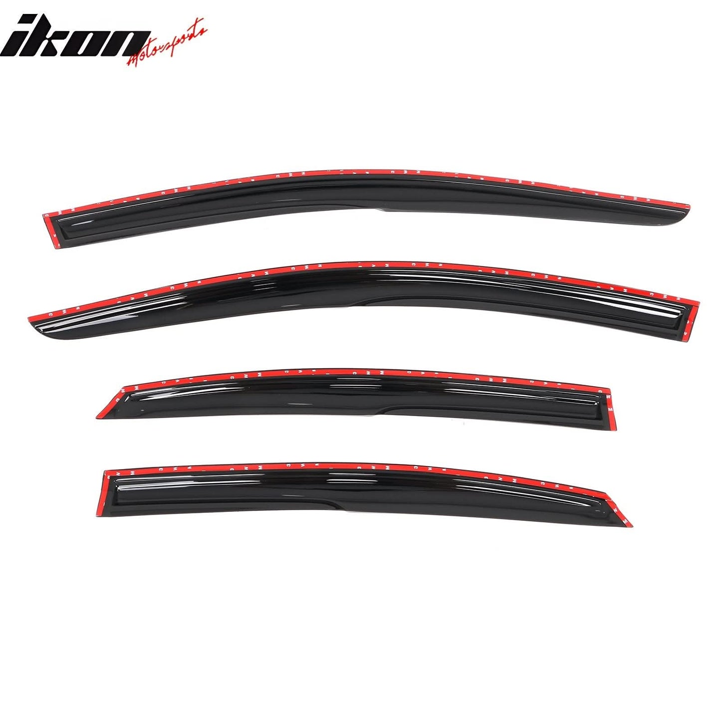 2015-2019 Hyundai Sonata Mugen Style Smoke Tinted Window Visor Acrylic