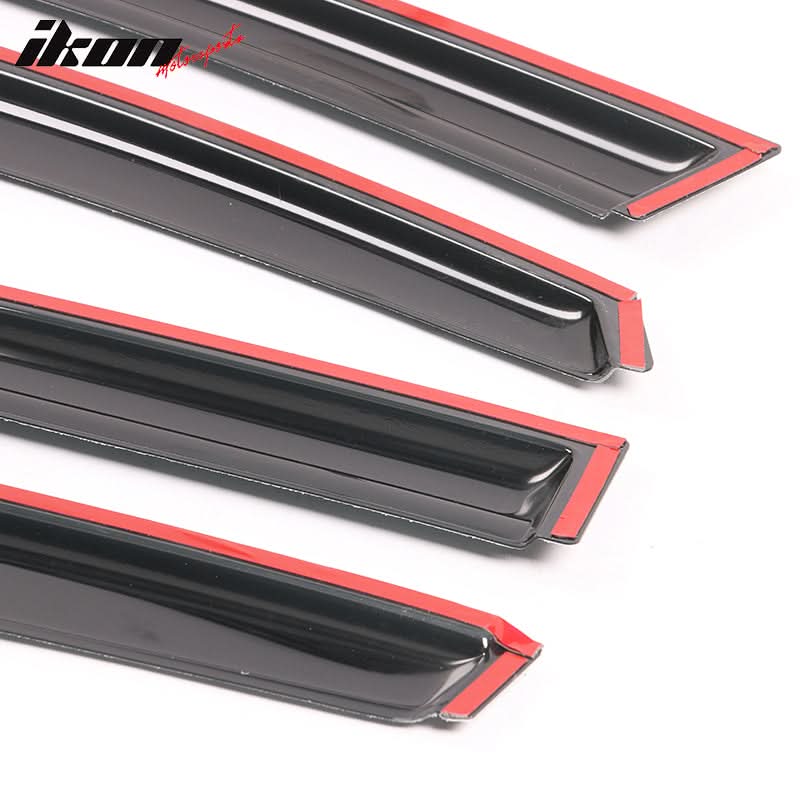 2011-2016 Kia Sportage SL Mugen Style Window Visors Set Acrylic