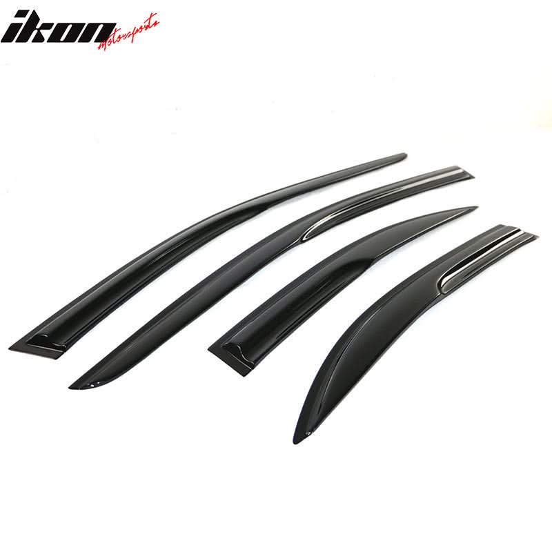 2003-2008 Mazda 6 Mugen Style Smoke Tinted Window Visor Acrylic