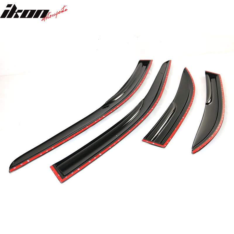 2003-2008 Mazda 6 Mugen Style Smoke Tinted Window Visor Acrylic