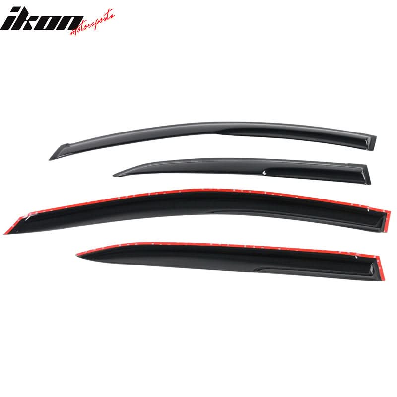 2009-2013 Mazda 6 Mugen Style Smoke/Tinted Window Visors Acrylic