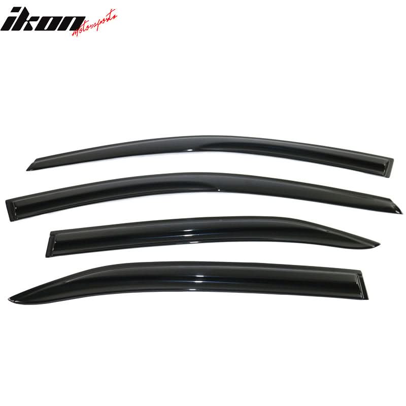 2007-2011 Toyota Camry Acrylic 4PC Window Visors Tape On Rain Guard