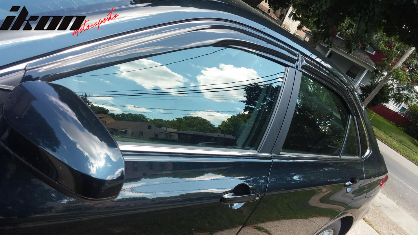 2012-2014 Toyota Camry Mugen Style Smoke Window Visor Guard Acrylic