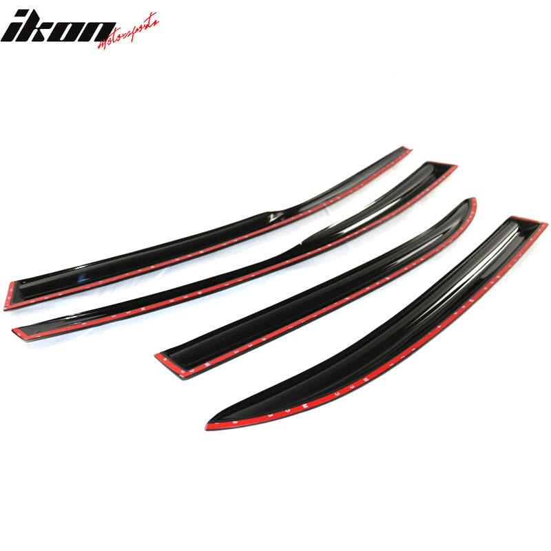2003-2008 Toyota Corolla Sedan 4-Door Window Visor Guard Acrylic 4PC