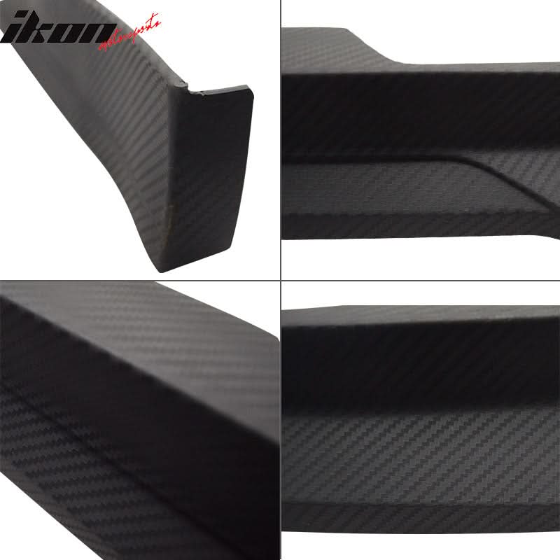 1998-2002 Honda Accord Sedan HC1 Style Carbon Texture Front Bumper Lip