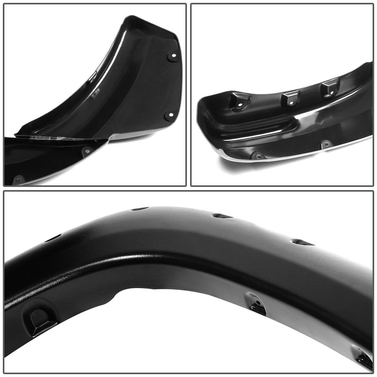 2012-2015 Toyota Tacoma Pocket-Riveted Style Wheel Flares - Textured