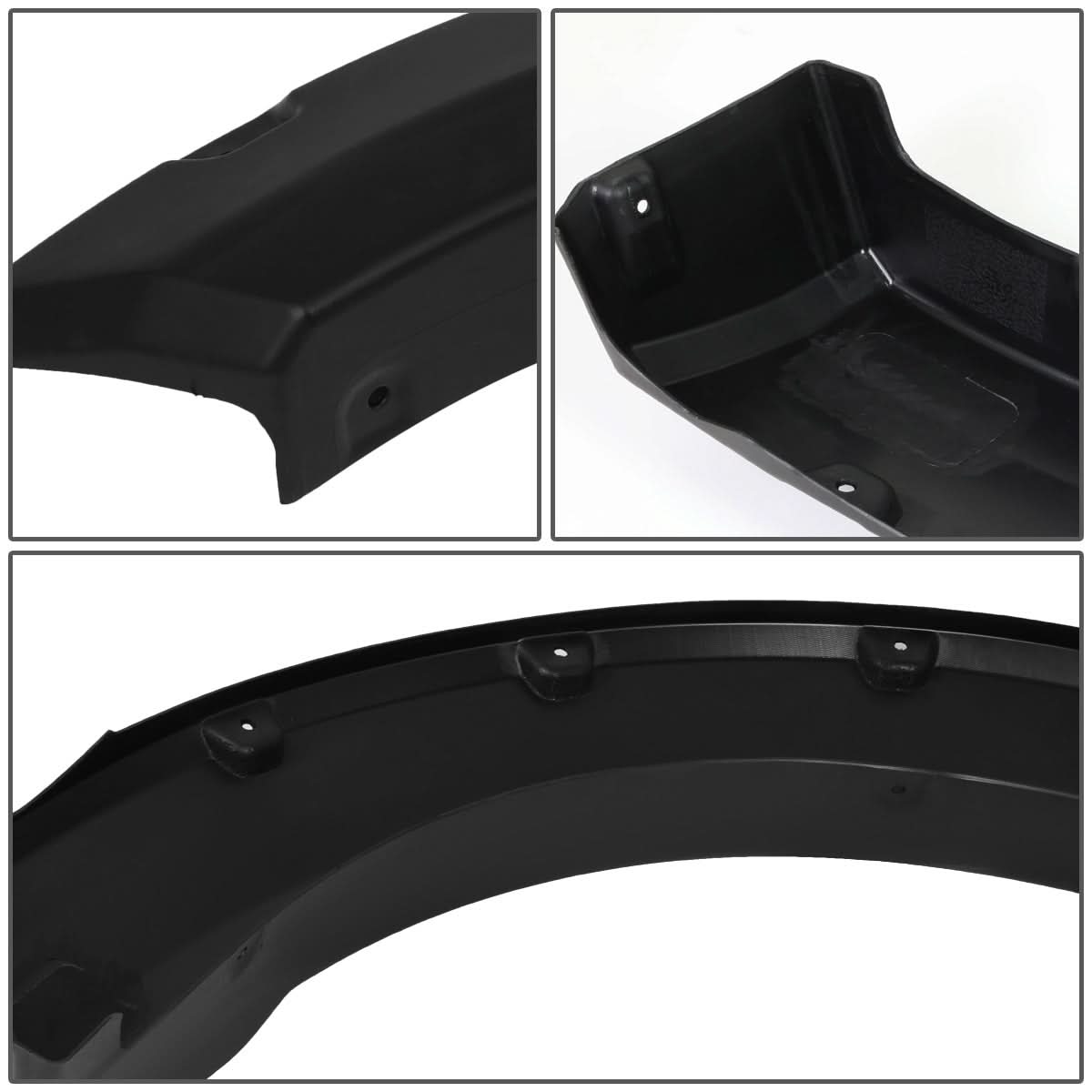 15-18 Ford F-150 Pocket-Riveted Style Wheel Flares - Textured Black