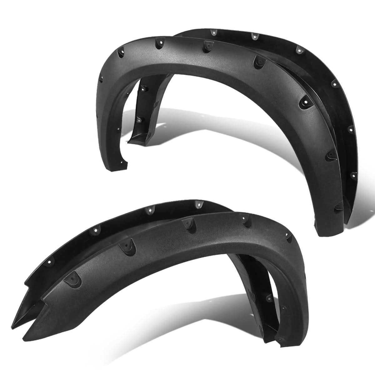 10-18 Dodge Ram 2500 3500 Pocket-Riveted Style Wheel Flares Textured