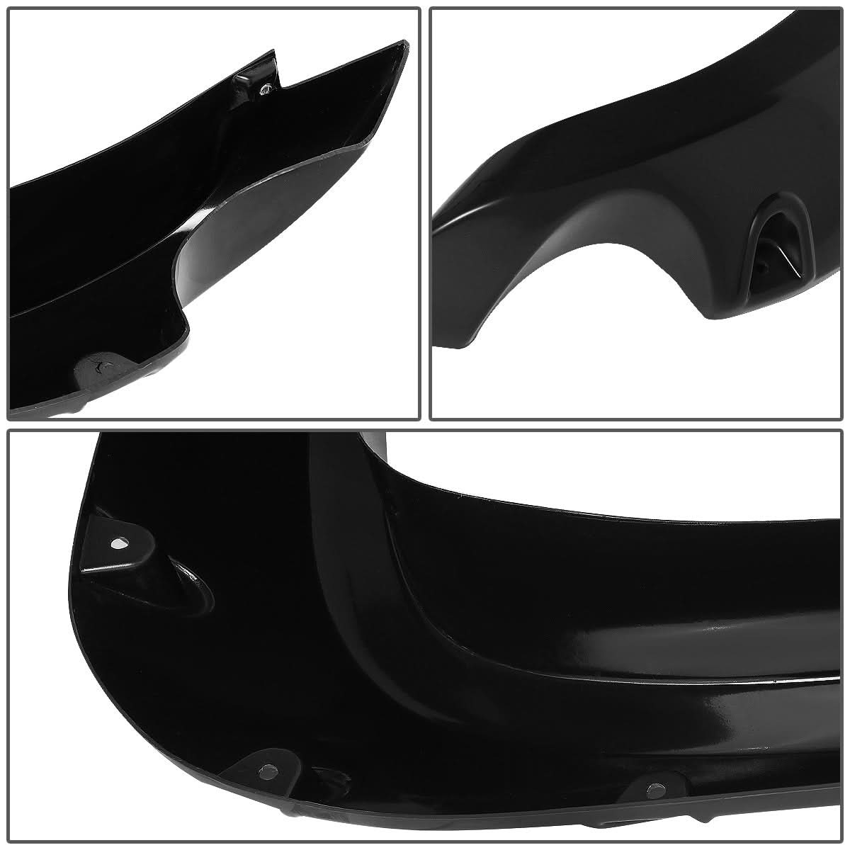07-14 FJ Cruiser Pocket-Riveted Style Wheel Flares - Textured Matte Black