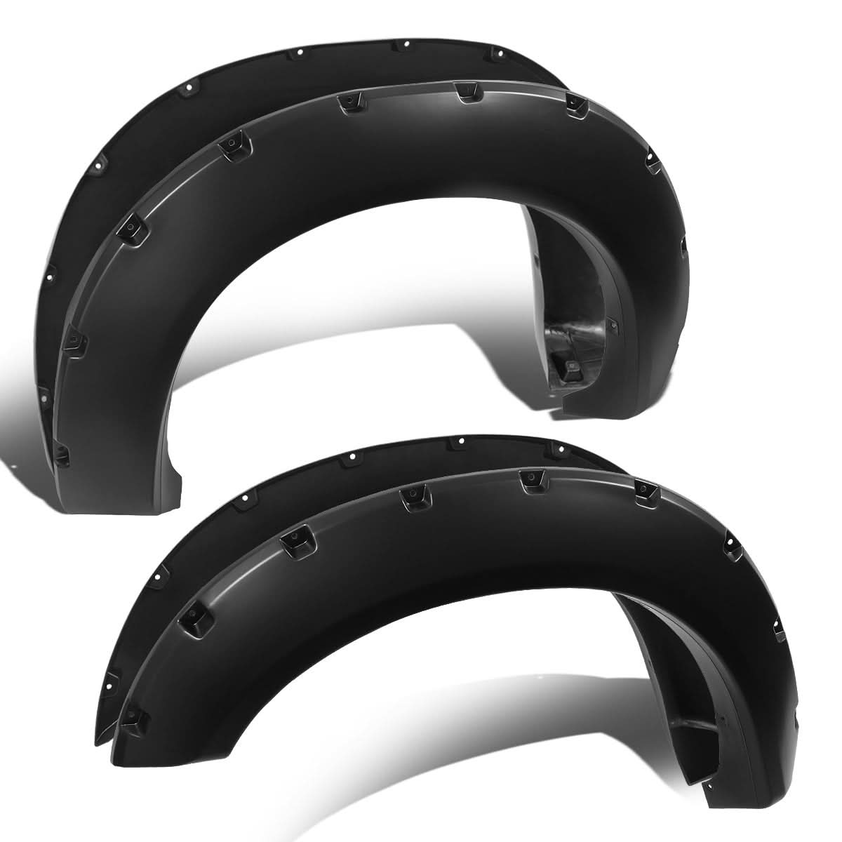 11-16 Ford F-250 F-350 Super Duty Pocket-Riveted Wheel Flares Textured