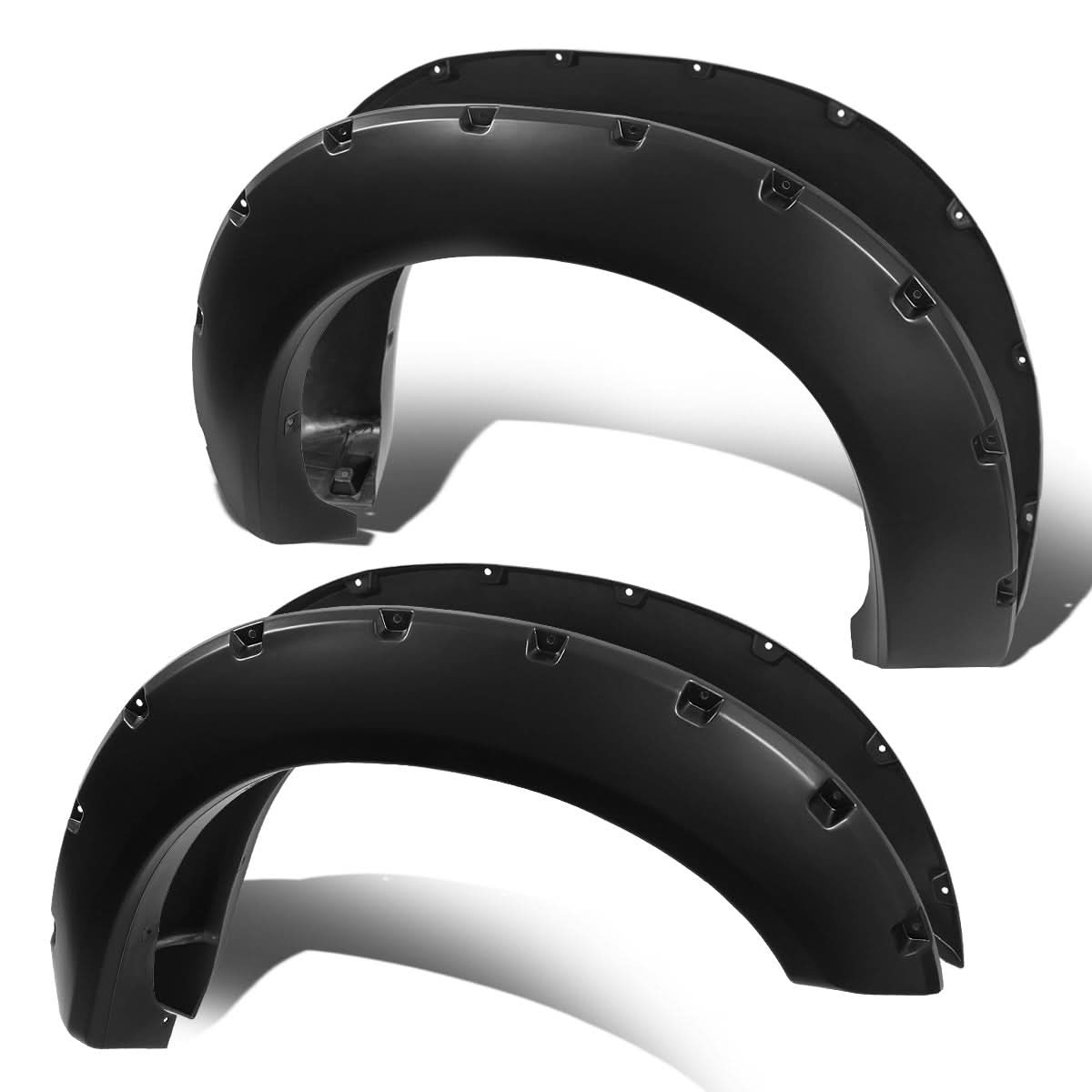 11-16 Ford F-250 F-350 Super Duty Pocket-Riveted Wheel Flares Textured