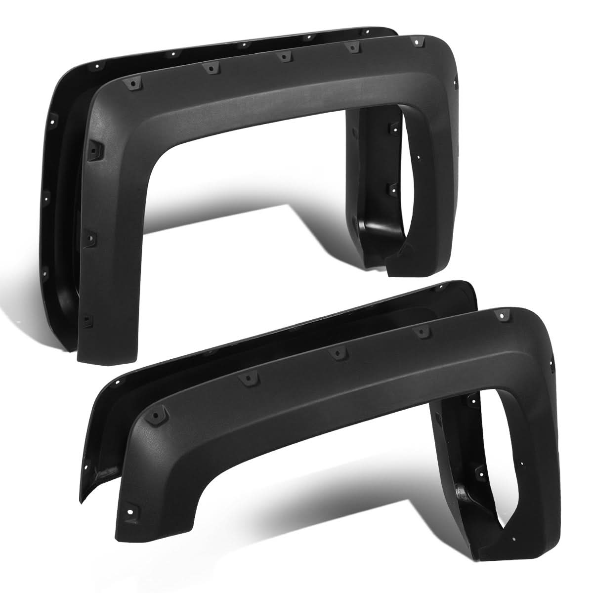 2014-2018 Chevrolet Silverado 2500HD 3500HD Pocket Riveted Style Wheel Flares