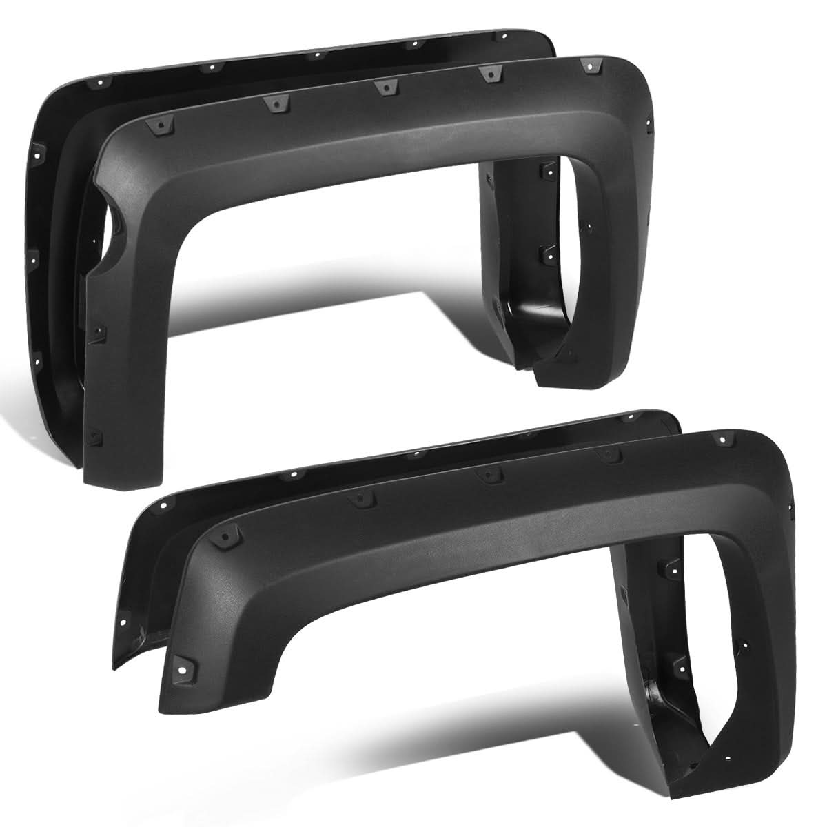 2014-2018 Chevrolet Silverado 2500HD 3500HD Pocket-Riveted Wheel Flares
