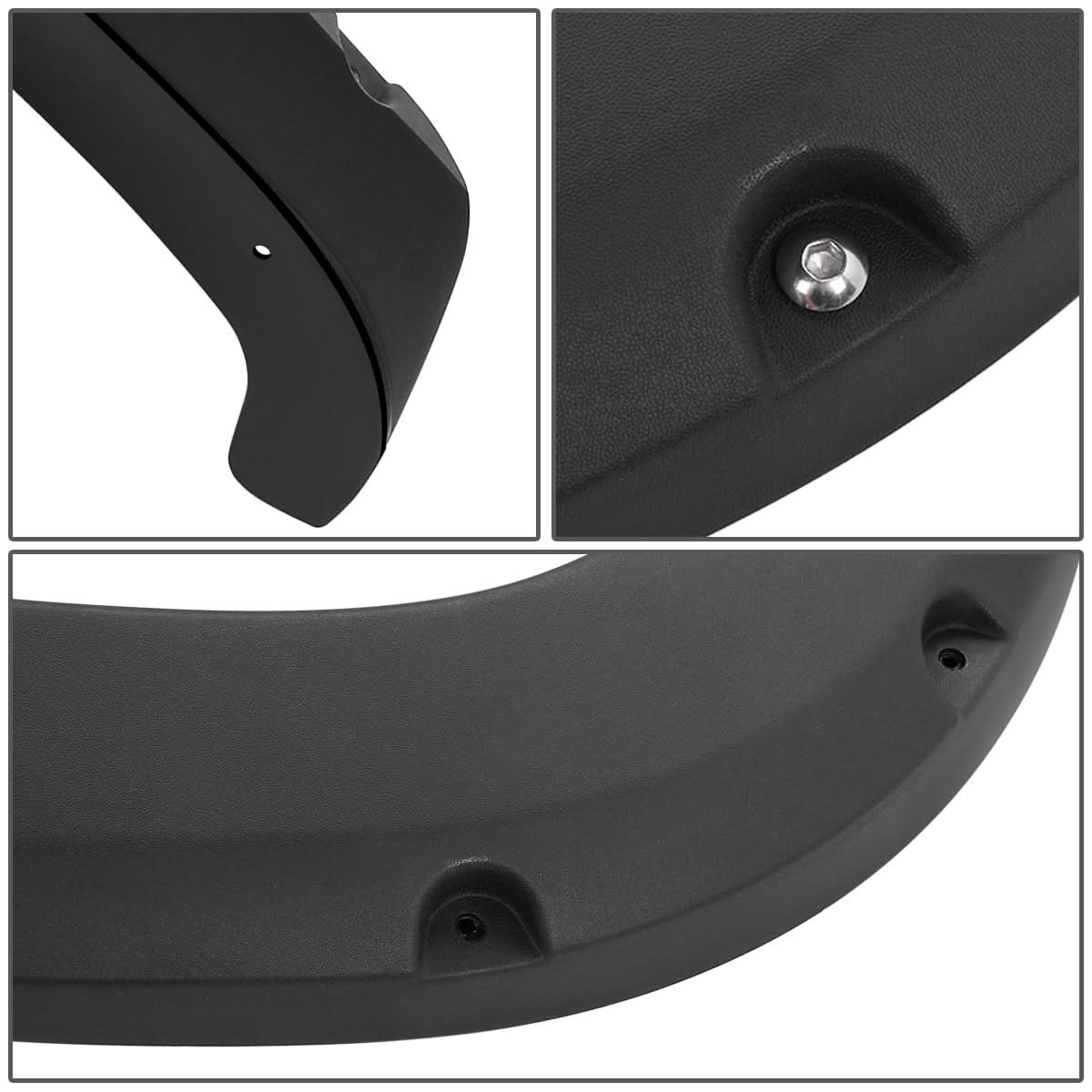 2007-2013 GMC Sierra 1500 Tidal Style Fender Flares 4PC Pocket Rivet