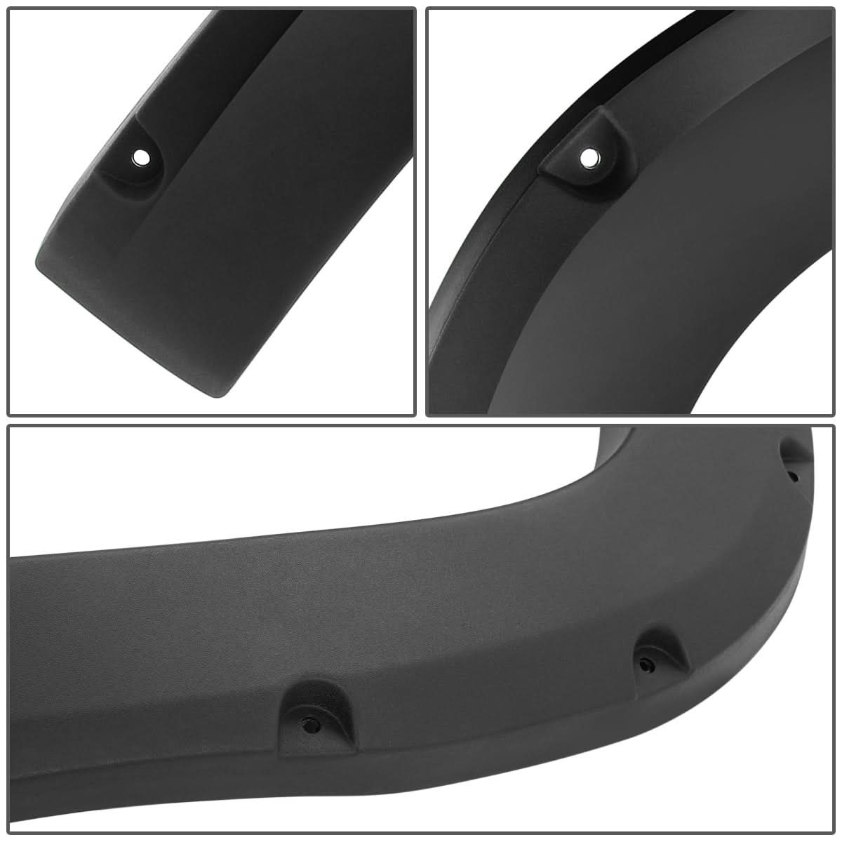 2007-2013 GMC Sierra 1500 Tidal Style Fender Flares 4PC Pocket Rivet
